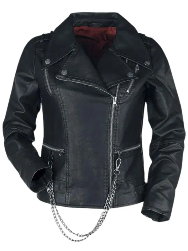 Genuine Black Biker Leather Jacket for Men