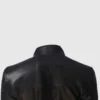 Womens Quilted Cafe Racer Leather Jacket