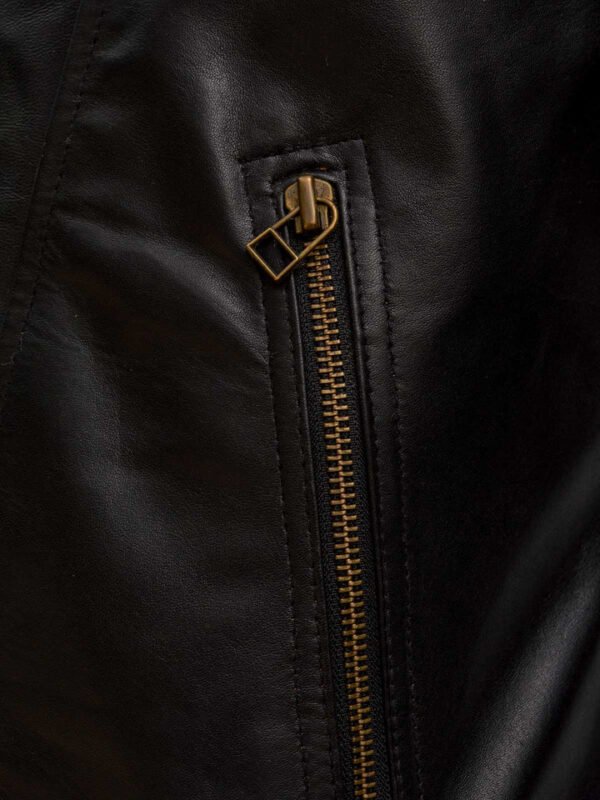 Men Soft Sheep Leather Quilted Jacket
