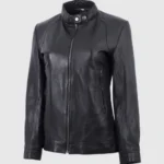 Black Leather Motorcycle Jacket
