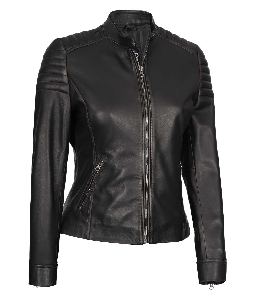 Womens Cafe Racer Jacket