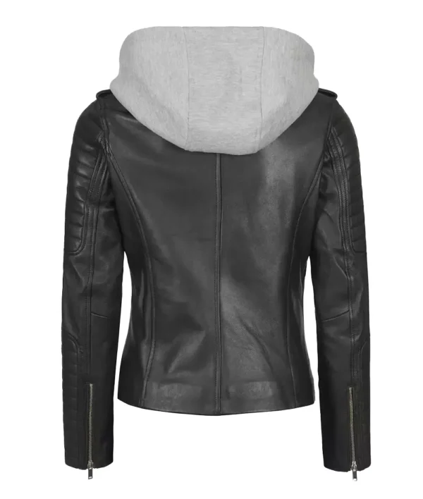 Genuine leather jacket for women