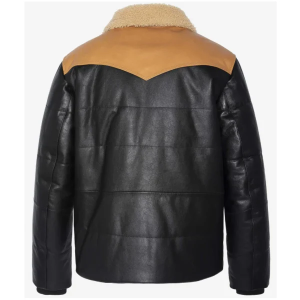 Men’s Western Style Puffer Aviator Jacket