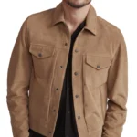 Mens Dredo Suede Leather Jacket