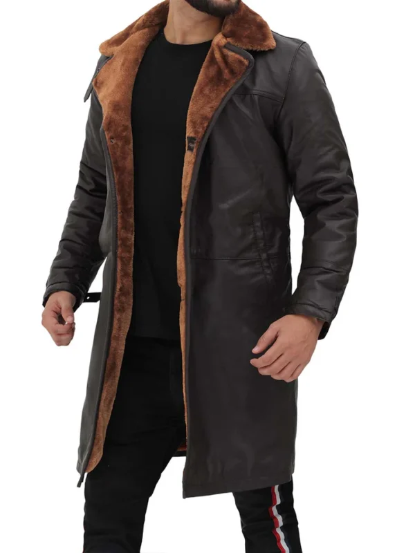 Dark-Brown-Shearling-Leather-Trench-Coat-for-Men