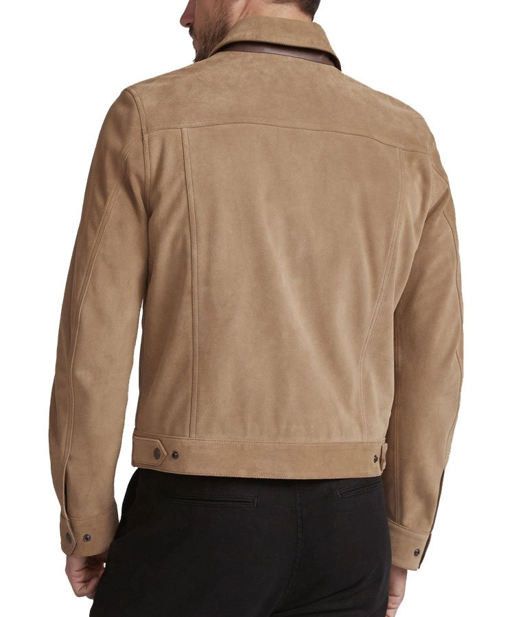 Mens Dredo Suede Leather Jacket