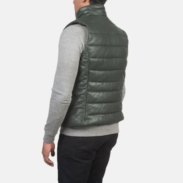 Green-puffer-vest-for-winter