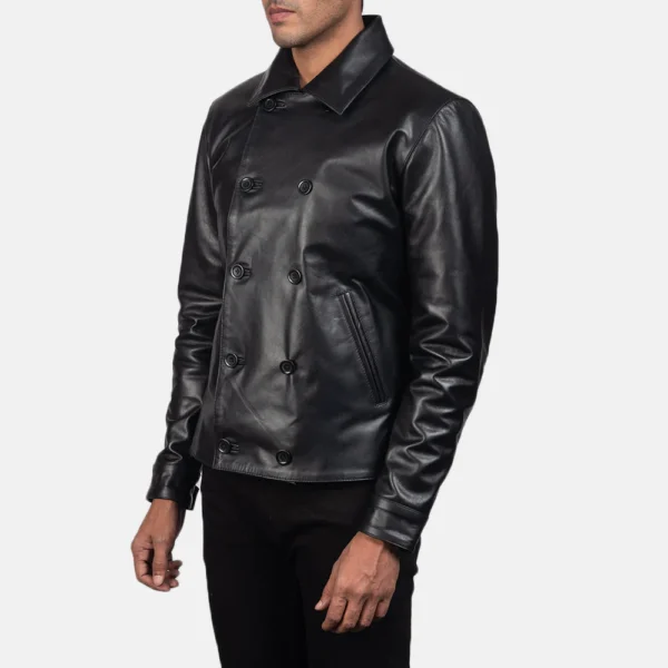 Mod-style-black-leather-jacket