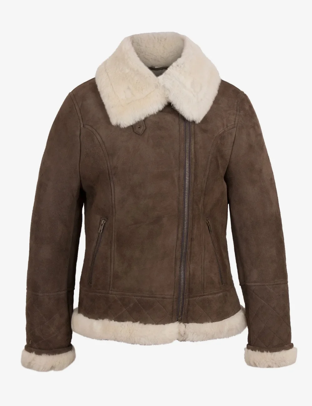 Women Sheepskin Rich Mahogany Jacket