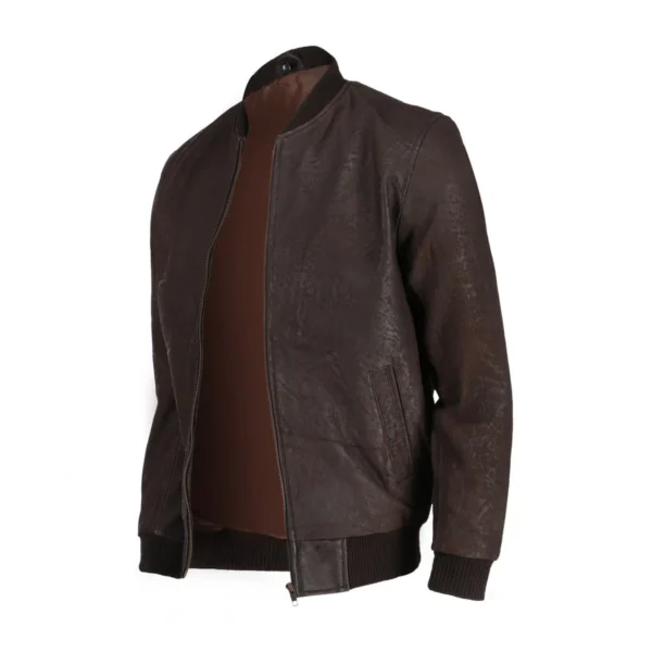 Women Snuff Real Bomber Leather Jacket
