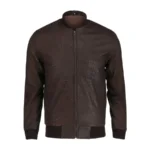 Women Snuff Real Bomber Leather Jacket