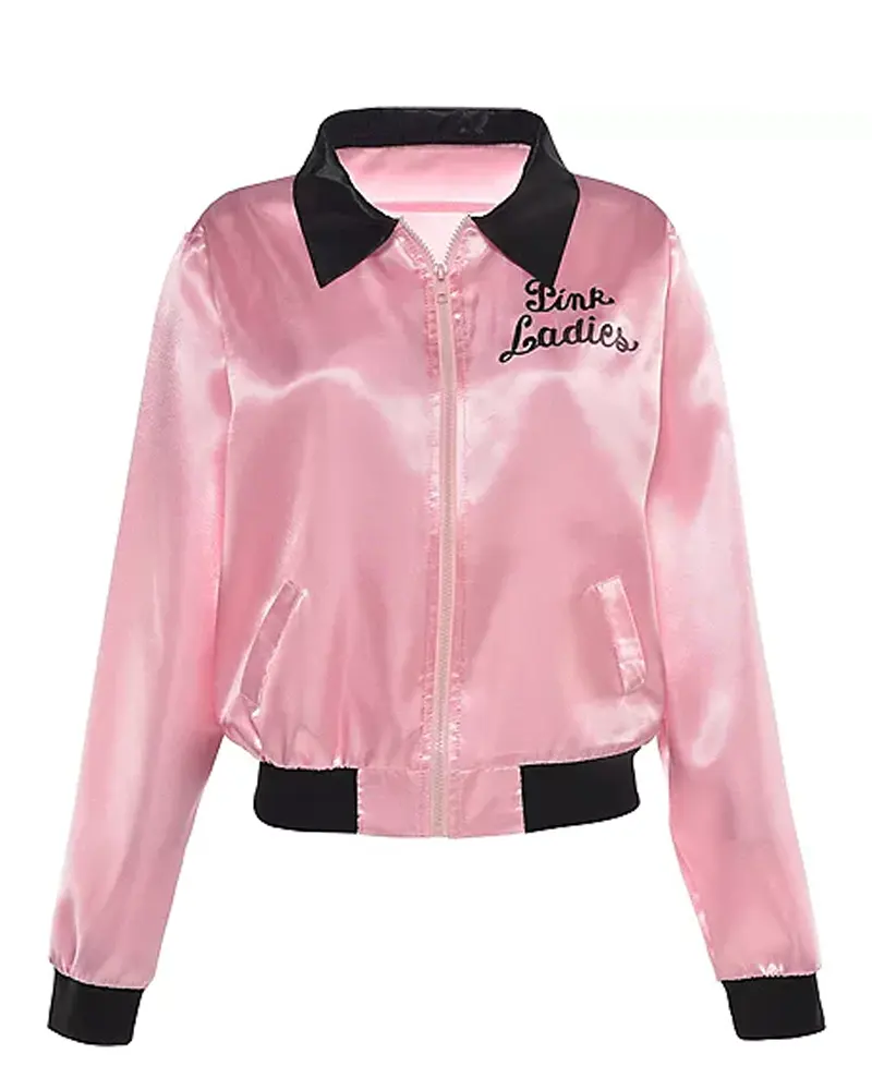 Women Pink Ladies Bomber Jacket