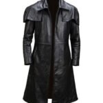 Mens Vegas A7 Faux Leather Duster Coat