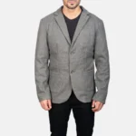 Mens Borges Grey Wool Blazer